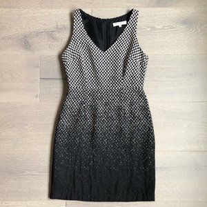 TRINA TURK Size 10 Geo Cocktail Sheath Dress EUC